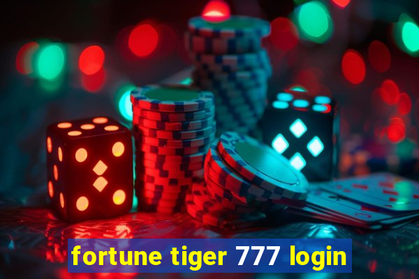 fortune tiger 777 login